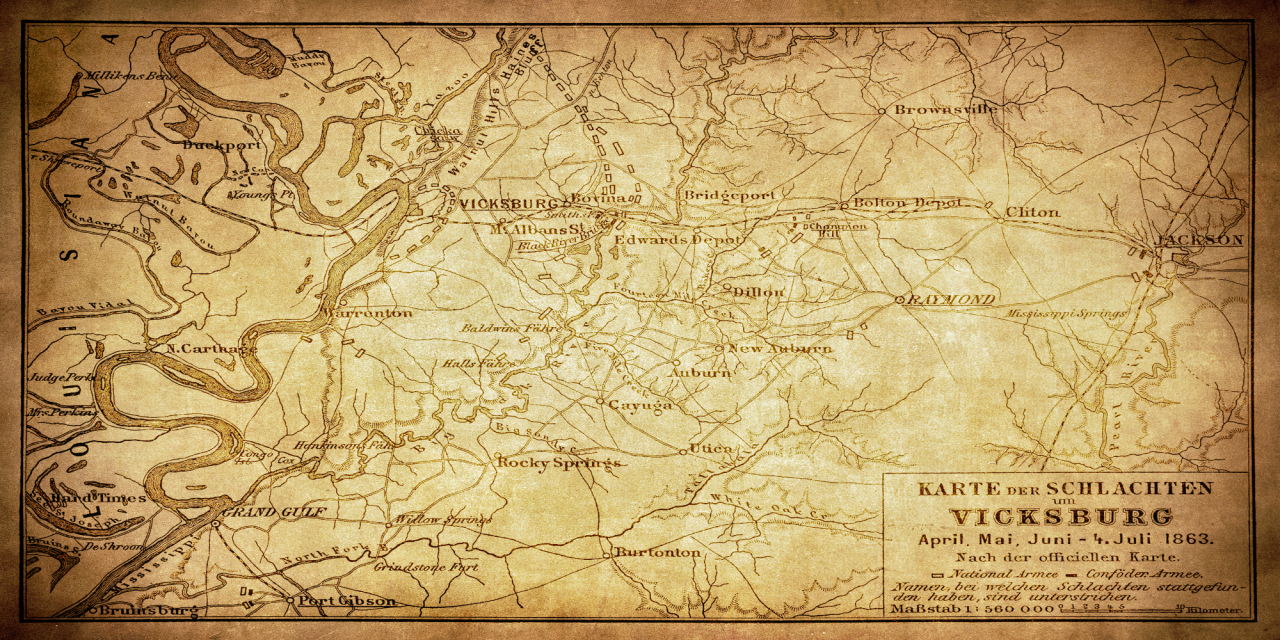 Old large map.